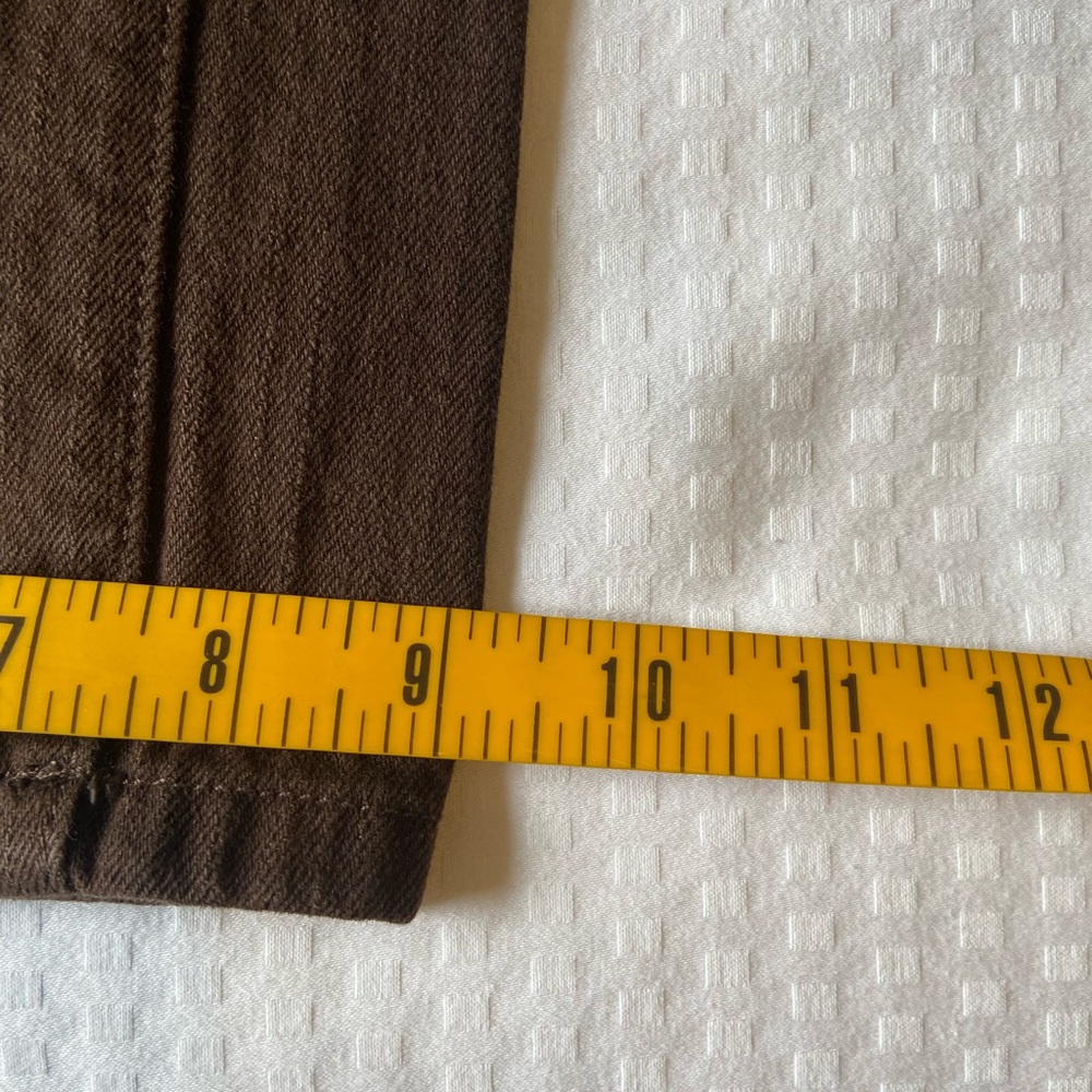 Ralph Lauren Jeans Co Chocolate Brown Straight Leg Denim Jeans Sz 16W - Picture 7 of 9